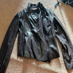 Calvin Klein shiny‎ black jacket small thumbnail 6