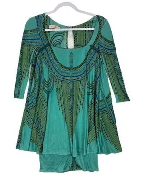 Mara Hoffmann‎ Printed Layered Swing Dress thumbnail 1