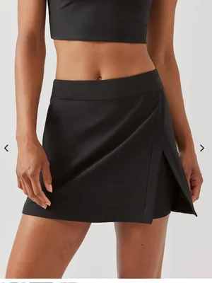 Outdoor Voices Court black Skort 4.5” size small NEW thumbnail 1