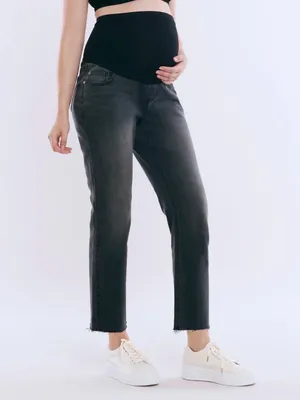 Motherhood Maternity Slim Straight Jeans Black Large NWT STITCH FIX thumbnail 3
