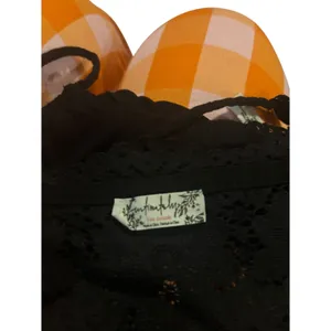 Free People Intimately Top Crop Black Lace Size S thumbnail 3