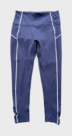 Free People You’re a Peach Leggings Women’s Small Blue High Rise Cropped thumbnail 1