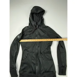 Outfitter trading Breckenridge‎ Colorado Full Zip Hoodie Jacket Thumb Holes S thumbnail 3