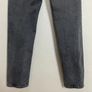 Zara Jeans Women Faded Black Size 4 High‎ Rise Denim Straight Slim Fit Classic thumbnail 7