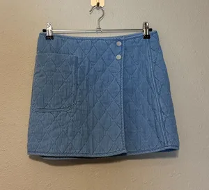 Blank‎ NYC quilted denim skirt Size 28 NWT thumbnail 1