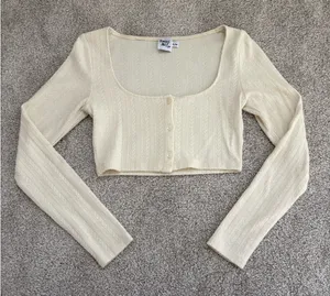Princess Polly Cropped Cardigan thumbnail 1