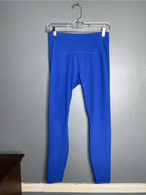Spyder Royal Blue Ribbed Leggings Small thumbnail 2