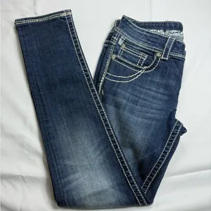 Studio Blue Boot Cut Jeans with Embroidered Design Size undefined thumbnail 4