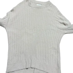 Aerie‎ Small Light Pink Long Sleeve Oversized Ribbed Fuzzy Soft Womens Sweater thumbnail 7