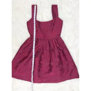 SACHIN & BABI Dress Size 0 Burgundy Mini‎ Fit & Flare Sleeveless Cocktail New thumbnail 14