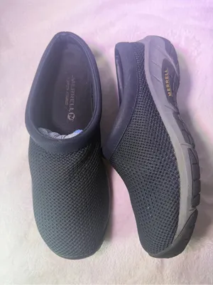 Merrell Black Mesh Slip-On Mule thumbnail 6