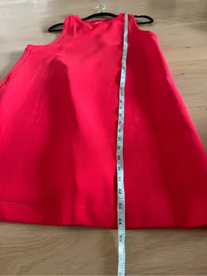 Abercrombie & Fitch YPB Neoknit unlined mini dress red size large thumbnail 7