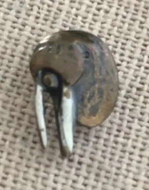 Vintage Seal Label Pin thumbnail 1