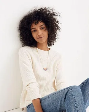Madewell Patch Pocket Pullover Sweater Size XS thumbnail 1