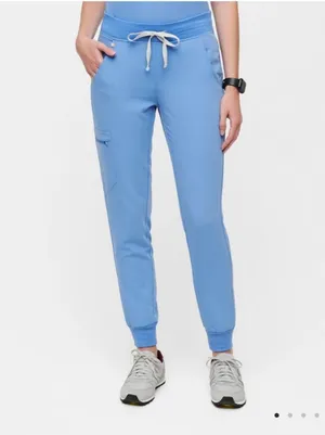 FIGS Scrub Pants Zamora Jogger Blue thumbnail 1