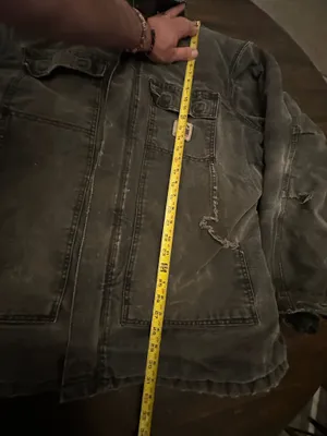 VTG Carhartt C26 Faded Duck Arctic Quilted Distressed Coat-Men’s Large Tall thumbnail 9
