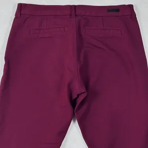 Kut from the Kloth Slim Pant Womens Sz 6‎ Burgundy Office Casual Coastal Trouser thumbnail 10
