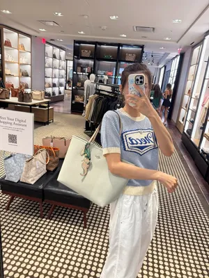 NWT！COACH Large City Tote Bag With Seahorse Charm（COACH CBH79） thumbnail 8
