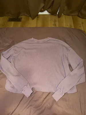 Set Active Waffle Cropped Long Sleeve thumbnail 3