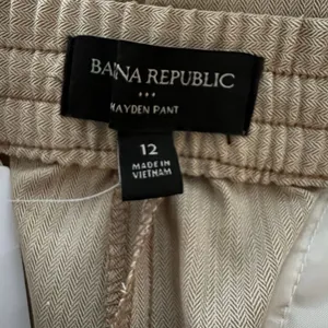 Banana Republic Hayden Pants 12 Stripes Elastic‎ Waist thumbnail 3