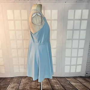 Lulu’s Call to Charms Light Blue Skater Dress size large thumbnail 8