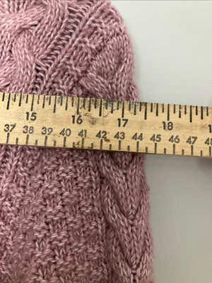 Abercrombie & Fitch Rose Cable Knit Turtleneck Sweater thumbnail 9