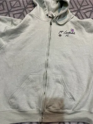 FT Lauderdale Floral Zip-Up Hoodie - Light Sage thumbnail 7