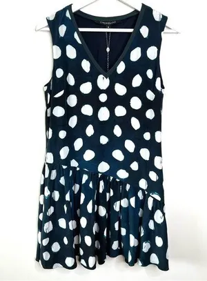 Timo Weiland Polka Dot Silk Dress Size 4 thumbnail 1