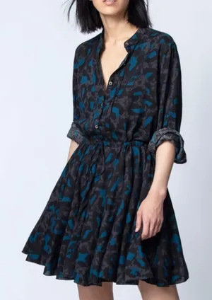 Zadig & Voltaire Ranil Leo Dress Small thumbnail 1