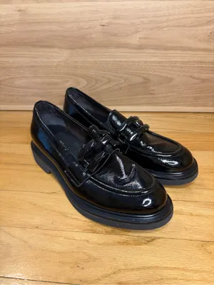 Ron White Women's Annora Black Patent Leather Loafers - Size 36 thumbnail 2