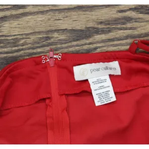 NWT Pear Culture Juniors Side-Cutout Bodycon Dress ZC10790 Red 13 thumbnail 7