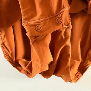 SKIMS‎ Fits Everybody Cami Bodysuit Burnt Orange Square Neck Size Medium thumbnail 6