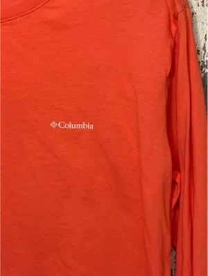 Women's Columbia long sleeve tshirt, coral, size small thumbnail 2