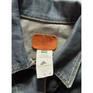 Vintage Y2K Levi's Dark Wash Denim Jacket‎ Junior Size Medium thumbnail 3