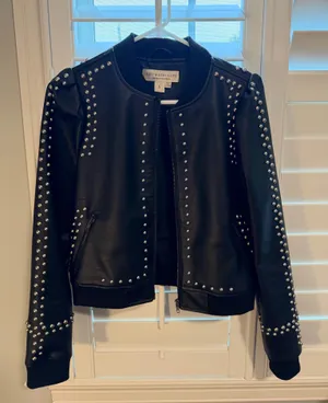 Saltwater Luxe Leather Studded Jacket thumbnail 1