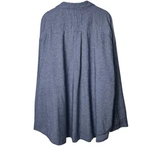 NEW Aerie Anytime Fave Twill Button‎ Down Flannel Blue Capsule Outdoors XXL thumbnail 5