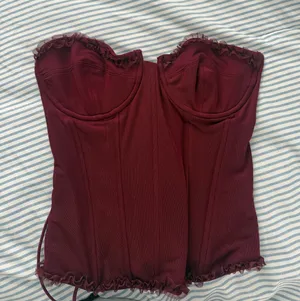 Edikted Mesh Lace up Corset thumbnail 1