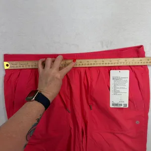 Lululemon XL Dance Studio Relaxed Fit Mid Rise Cargo Pants Glaze Pink Stretch thumbnail 10