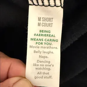 Aerie WOMENS Black Corduroy Short Court Flare Pants thumbnail 7
