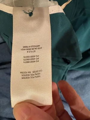 Aritzia Wilfred belt waist cropped crepe pants sz 8 teal thumbnail 5