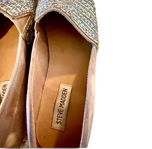 Steve Madden Women’s Proud Rhinestone Espadrille Slip-On Loafers thumbnail 5