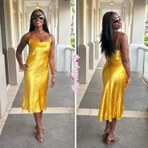 REVOLVE x RESA Berri Slip Dress In Gold‎ XS thumbnail 3