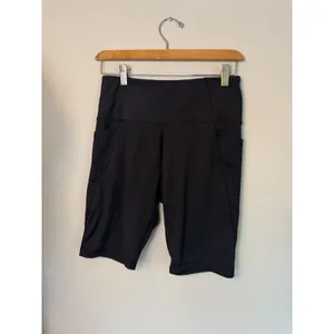 Gottex Black High Rise Biker Shorts With Pockets Women's Sz M thumbnail 5