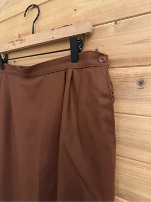 Vintage NWT Pendleton Large Wool Camel Midi Skirt Fall Cottagecore Deadstock thumbnail 3