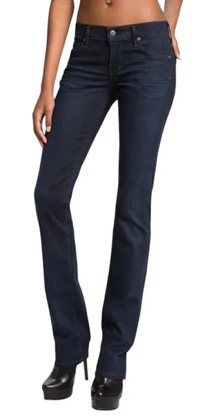 Citizens of‎ Humanity Ava Low Rise Straight Leg Jeans Dark Wash 30 thumbnail 1