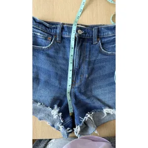 Abercrombie & Fitch The Cut Off High Rise Denim Short Women’s Size 25 / 0 2713 thumbnail 8