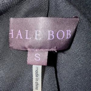 HALE BOB‎ Sleeveless V Neck Fit and Flare Dress Panel Blocked Black & Gray EUC S thumbnail 9