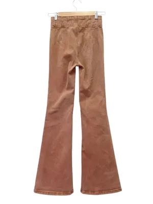 Free People We The Free Jayde Flare Jeans Mesa Brown Wash Sz 25 Boho Festival thumbnail 3