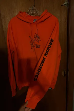 Hoodie Orange Size M thumbnail 2