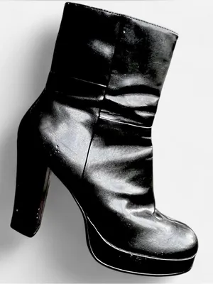 Y2K Bongo Platform Black High-Heel Boots thumbnail 2